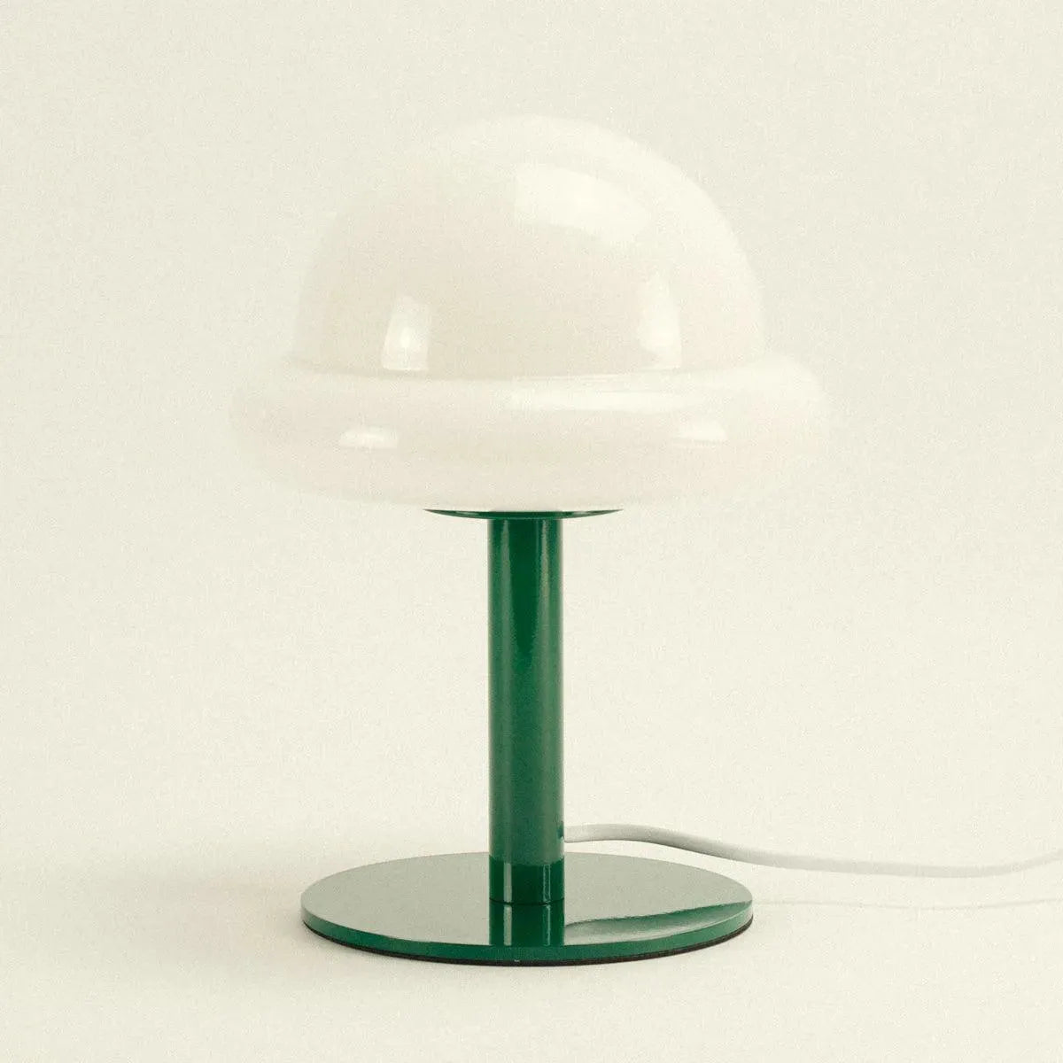 Tischleuchte Glas Metall Verspielt 28cm Mint Grün Gelb Stimmungslicht Wohnzimmer Modern | Restfield