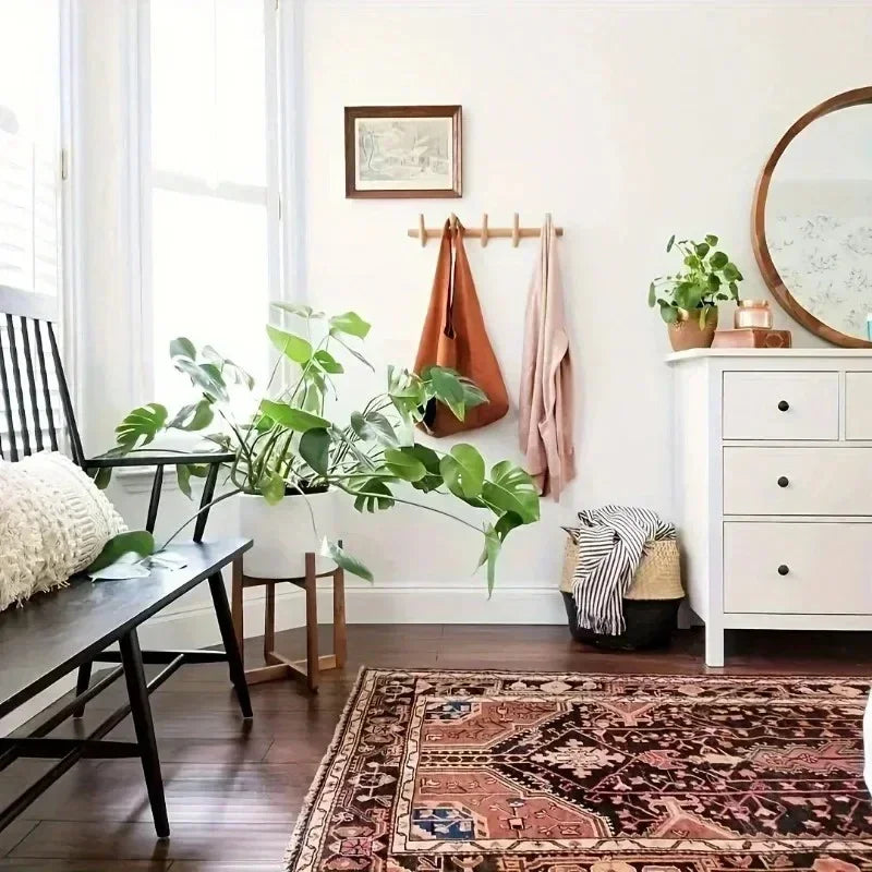 Kapstok Wand Eikenhout Minimalistisch 4 5 Haken Hal Garderobe Modern Scandinavisch | Restfield